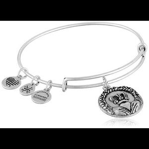 Alex and Ani Claddagh Charm Bangle Bracelet